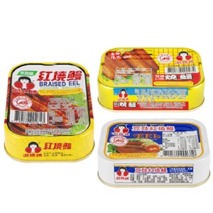 免運!【東和】3組 好媽媽鰻魚罐系列(原味/辣味/豆鼓)-3罐組 100公克/3罐/組