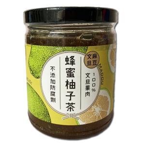 免運!【麻豆區農會】文旦蜂蜜柚子茶-300g/罐 300公克/罐 (8罐，每罐202.3元)