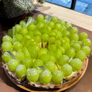 綠葡萄卡士達乳酪塔