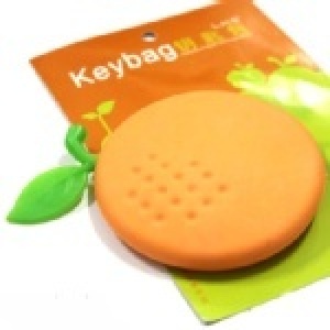 8898 橘子水果造型鑰匙包