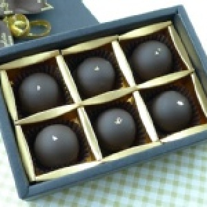 JOYCE巧克力工房-【爆漿白蘭地松露巧克力禮盒-六入禮盒】