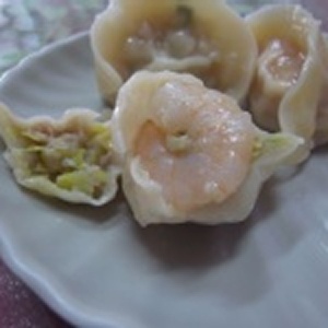 韭黃蝦仁水餃