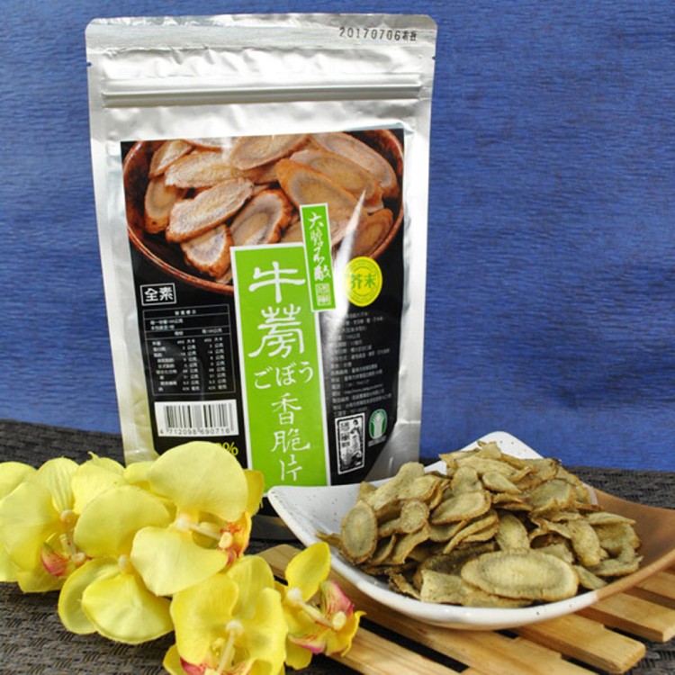 【將軍區農會】牛蒡香脆片(原味/芥末)-100g/包