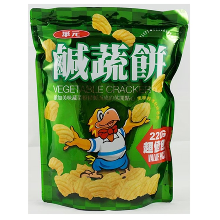 免運!【華元】鹹酥餅超值包-220g/包 220公克/包 (12包,每包62.8元)