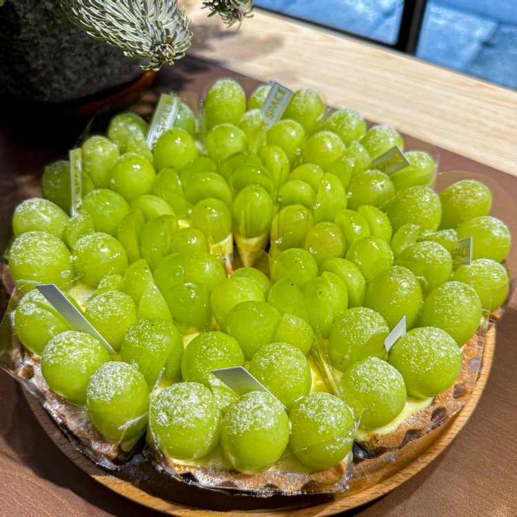 綠葡萄卡士達乳酪塔