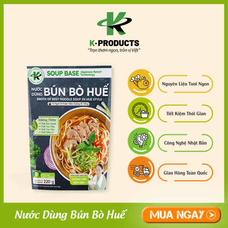 順化牛肉河粉湯頭 - 完美風味，無需調味 - 無防腐劑！