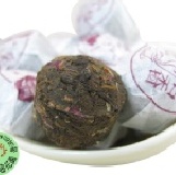 【消暑去油膩】迷你玫瑰普洱茶 (約4.5克/顆) 不限每人訂購數量 特價：$8