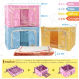 大量可議價購物台熱銷正品公司貨-粉彩收納箱/耐重折疊收納箱--66L超值優惠價 特價：$300