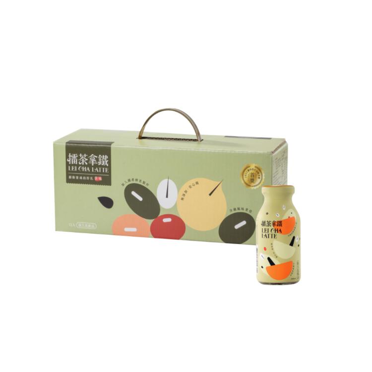 【仙園】擂茶拿鐵保久乳｜國產牧場生乳｜12種天然穀物｜客家擂茶｜厚乳擂茶｜年節伴手禮