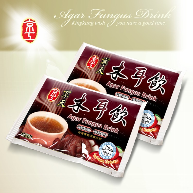 【京工】寒天木耳飲(30袋/盒)(純素)~即沖即飲Ｑ脆味鮮滑潤爽口