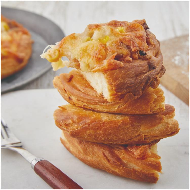 【大成食品】千層塔塔酥披薩任選組(日式燻嫩雞/日式鮪魚玉米/蔥爆起司辣雞)