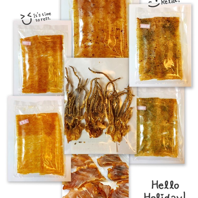 🦑小琉球-黃媽媽手工碳烤魷魚片🦑(接單現烤)