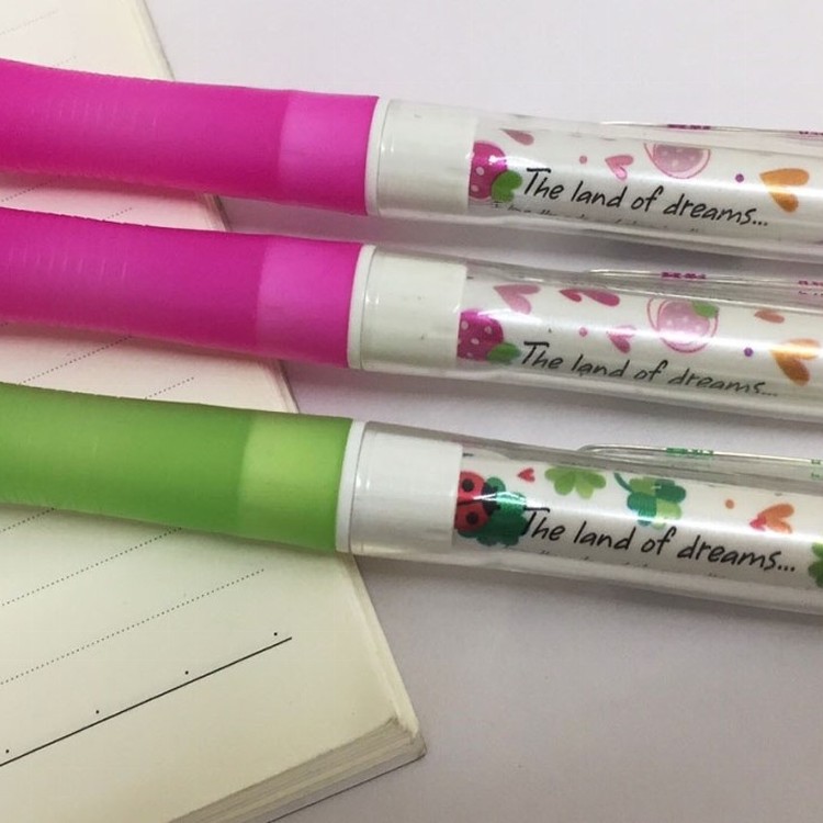 0.5mm粗管藍色中性筆