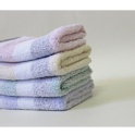 【三葉棉織廠】臺灣製純棉毛巾[竹炭條紋毛巾]-6入