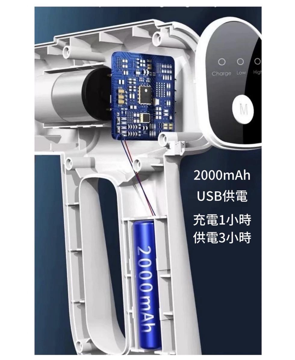 USB供電，充電1小時，供電3小時。