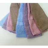 【三葉棉織廠】臺灣製純棉毛巾[馬卡龍蜂巢毛巾]-6入