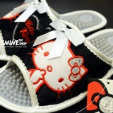 日企台精品 黑色夢幻凱蒂貓按摩拖鞋 限時搶購 台灣手製! 特價：$399