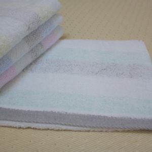 515-7彩條竹炭童巾200-7