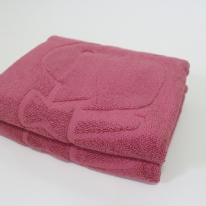 高級PLAY BOY枕頭巾 - [顏色淺紅]