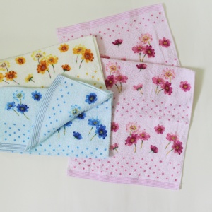 【三葉棉織廠】臺灣製純棉毛巾[小雛菊]6入