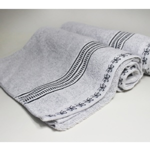 【三葉棉織廠】臺灣製純棉毛巾[竹炭浴巾]-1入