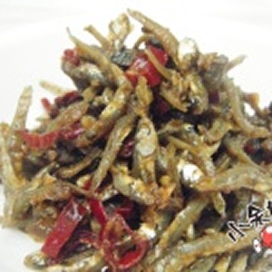 小魚干(辣)-袋裝半斤 特價：$103