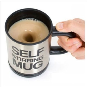 懶人不銹鋼外層自動咖啡攪拌杯