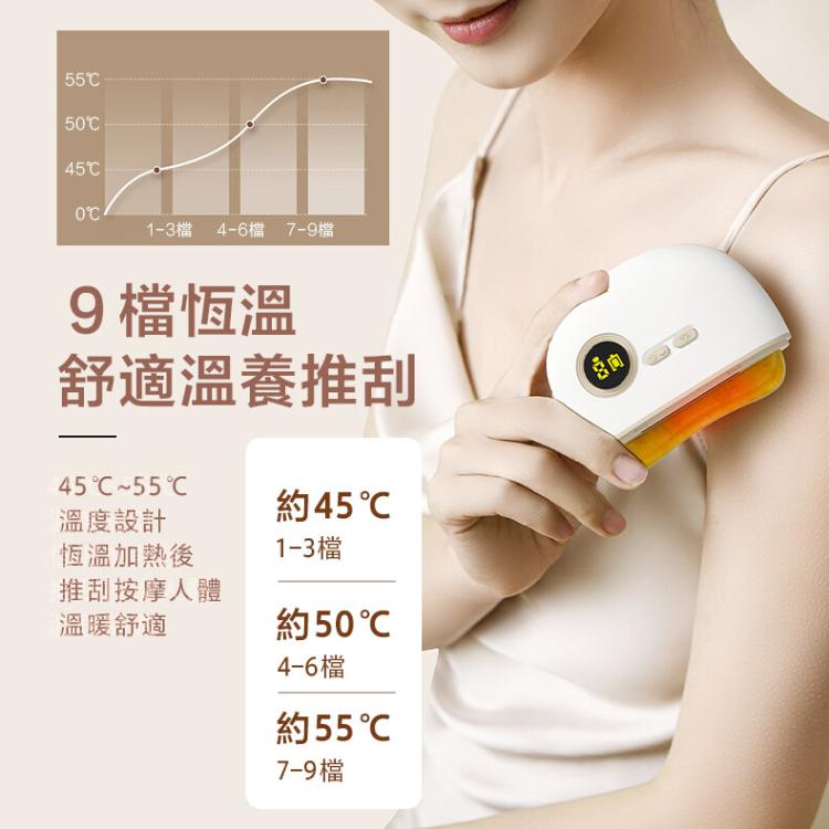 【DaoDi】砭石溫感按摩儀-9段電動臉部按摩器