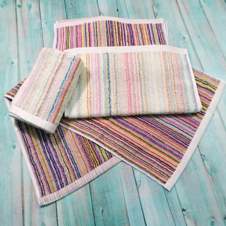 【CROCODILE 鱷魚牌】飄然清新條紋毛巾