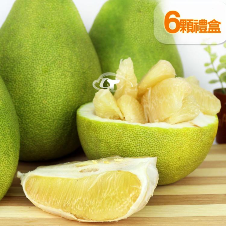 鶴柚 花蓮鶴岡得獎45年老欉文旦1箱(6顆入)