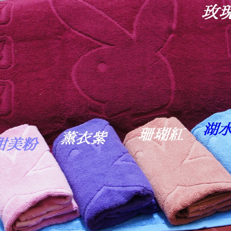 PLAY BOY高級緹花枕巾349-6