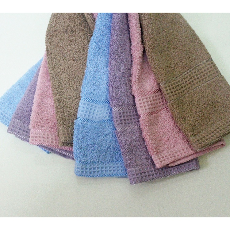 【三葉棉織廠】臺灣製純棉毛巾[馬卡龍蜂巢毛巾]-6入