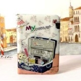 韓版插畫卡片收納夾 14卡位 My Treasures(我的珍藏) ～降價出清！ 特價：$25