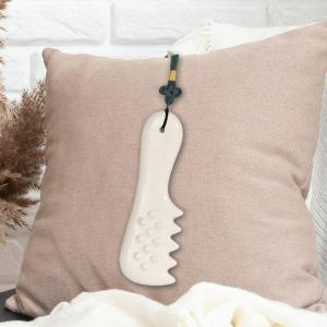 【乾唐軒活瓷】活瓷按摩活力梳 - 白釉 附精美禮盒