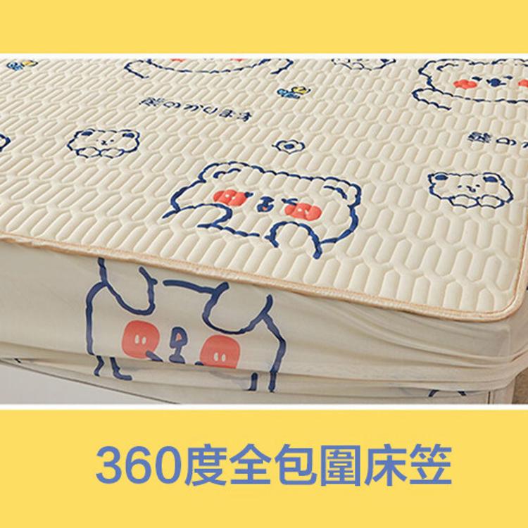 【DaoDi】二代冰絲乳膠涼蓆床包款-單人加大