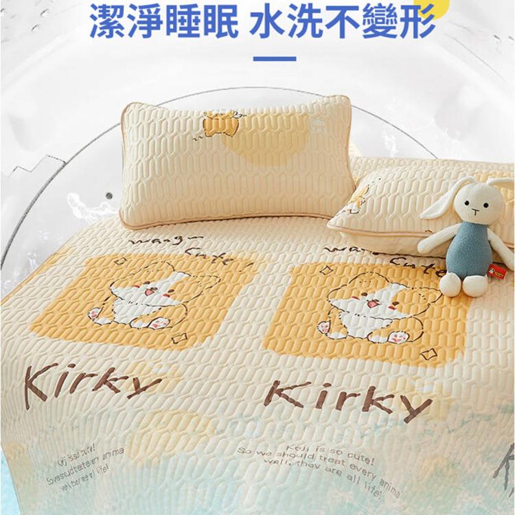 【DaoDi】二代冰絲乳膠涼蓆床包款-單人加大