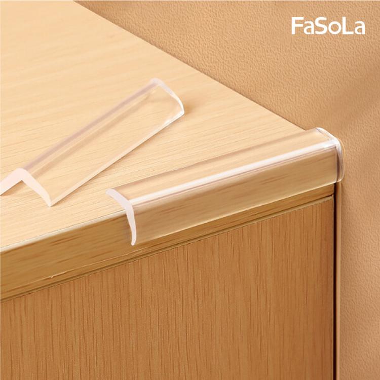 FaSoLa 多功能PVC防撞條-透明款 (4入)