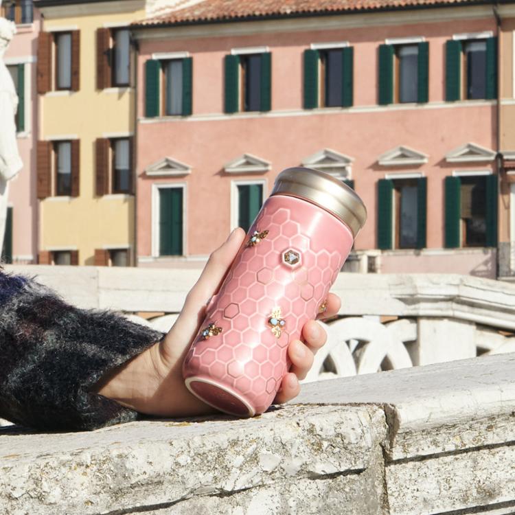 【乾唐軒活瓷】吉星大豐收隨身杯 - 雙層 4色任選 附精美禮盒