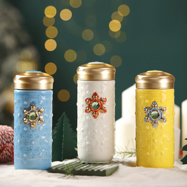 【乾唐軒活瓷】吉星水智慧隨身杯 - 雙層 3色任選 附精美禮盒