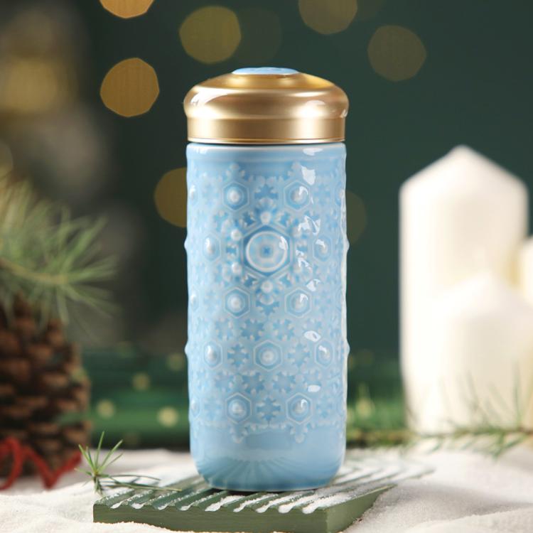 【乾唐軒活瓷】水智慧隨身杯 - 雙層 3色任選 附精美禮盒