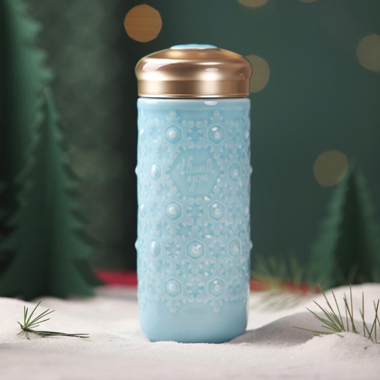 【乾唐軒活瓷】水智慧隨身杯 - 雙層 3色任選 附精美禮盒