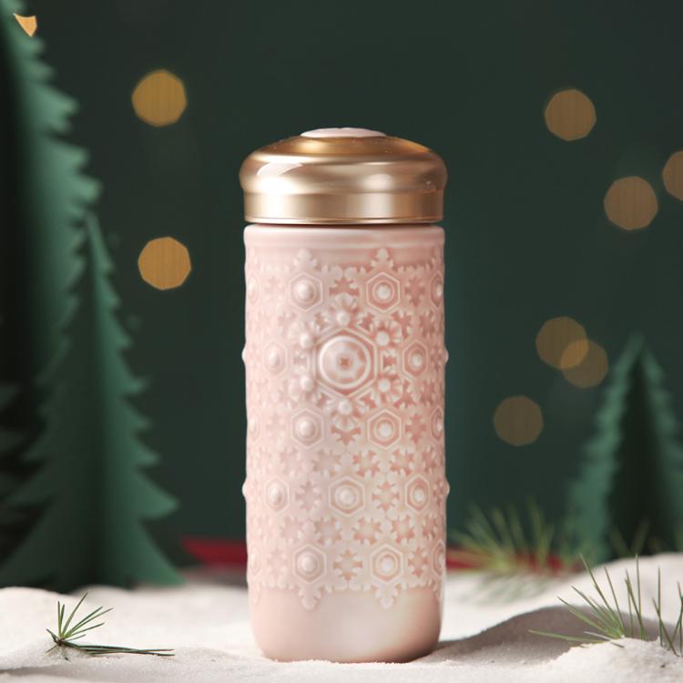 【乾唐軒活瓷】水智慧隨身杯 - 雙層 3色任選 附精美禮盒