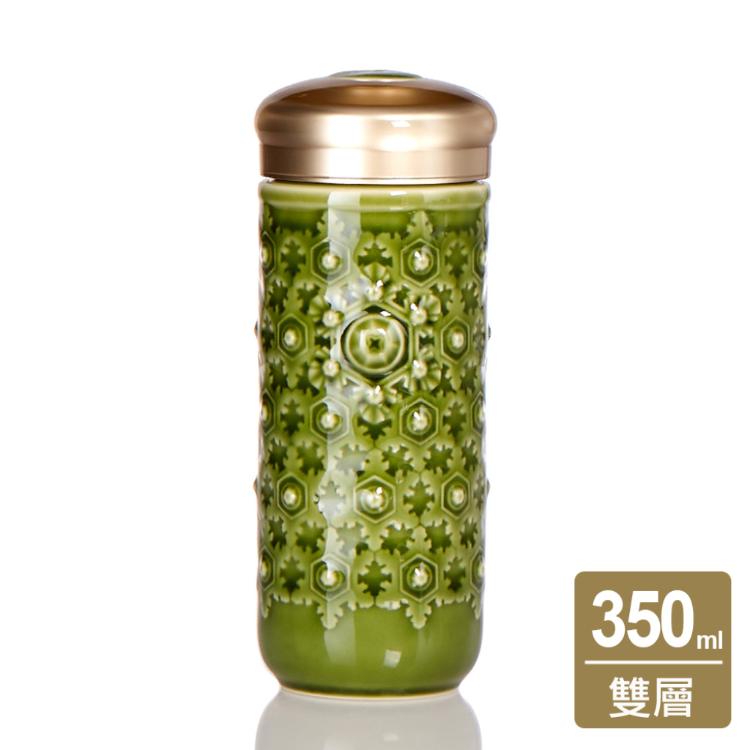 【乾唐軒活瓷】水智慧隨身杯 - 雙層 3色任選 附精美禮盒