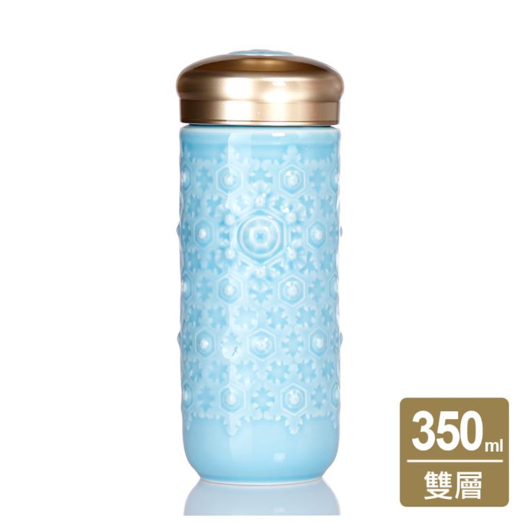 【乾唐軒活瓷】水智慧隨身杯 - 雙層 3色任選 附精美禮盒