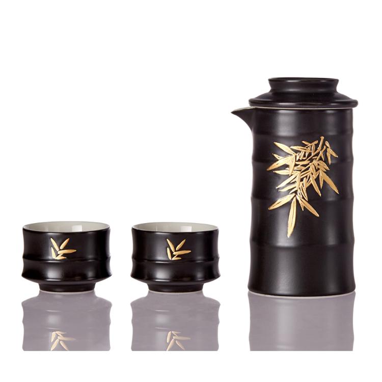 【乾唐軒活瓷】竹君子泡茶器-鎏金 4色任選 附精美禮盒