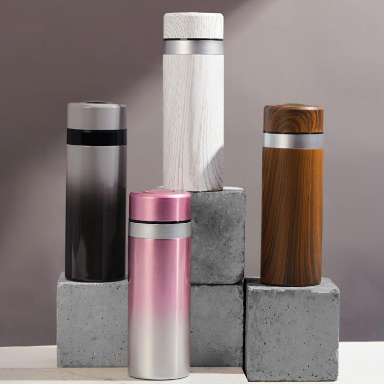 【乾唐軒活瓷】金石保溫杯 - 木紋款2色任選 附精美禮盒