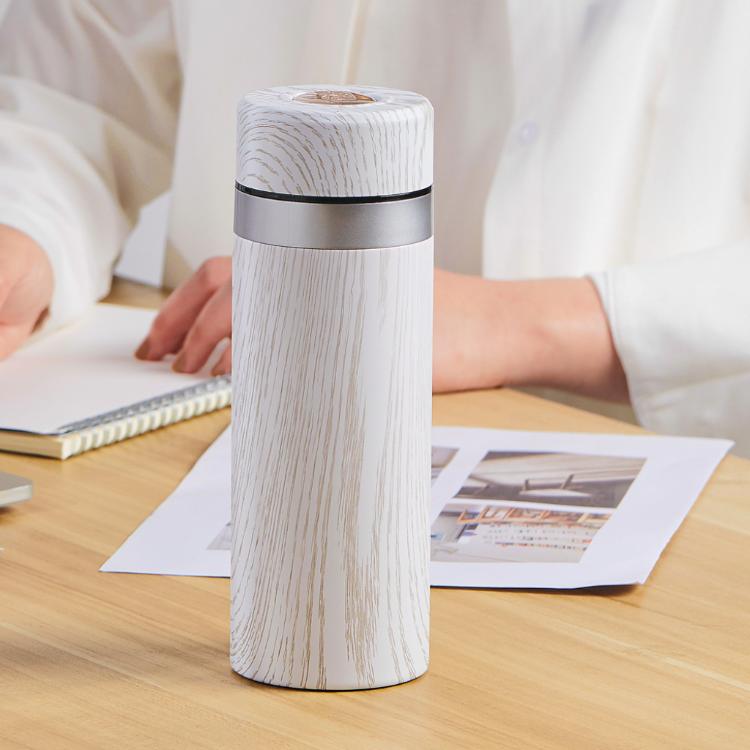 【乾唐軒活瓷】金石保溫杯 - 木紋款2色任選 附精美禮盒