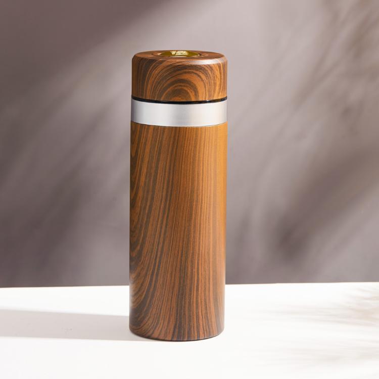 【乾唐軒活瓷】金石保溫杯 - 木紋款2色任選 附精美禮盒