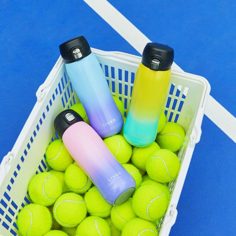 【乾唐軒活瓷】躍動保溫杯 (漸變款) - 雙層不銹鋼3色任選 附精美禮盒提袋