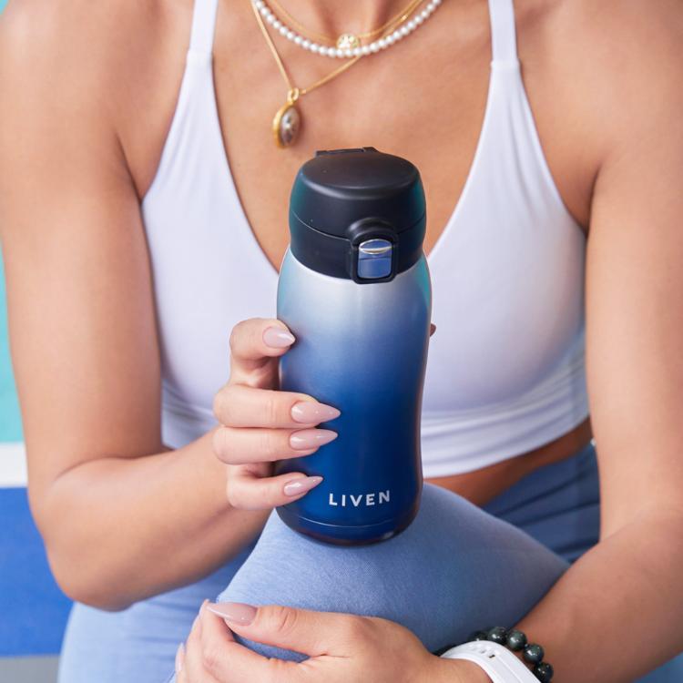 【乾唐軒活瓷】躍動保溫杯 - 雙層不銹鋼4色任選 附精美禮盒提袋